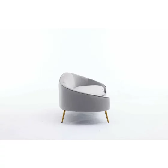 Canapea Estero, 180x81x67 h cm, Catifea Gri picture - 10