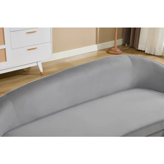 Canapea Estero, 180x81x67 h cm, Catifea Gri picture - 15