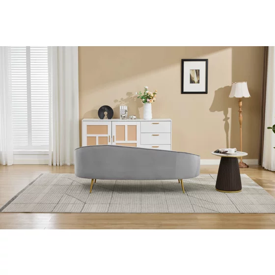 Canapea Estero, 180x81x67 h cm, Catifea Gri picture - 20