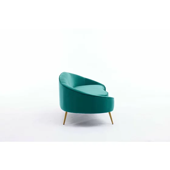 Canapea Estero, 180x81x67 h cm, Catifea Verde picture - 10