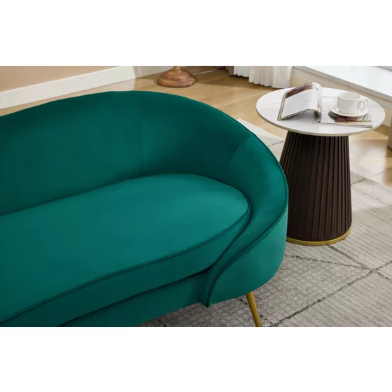 Canapea Estero, 180x81x67 h cm, Catifea Verde picture - 16