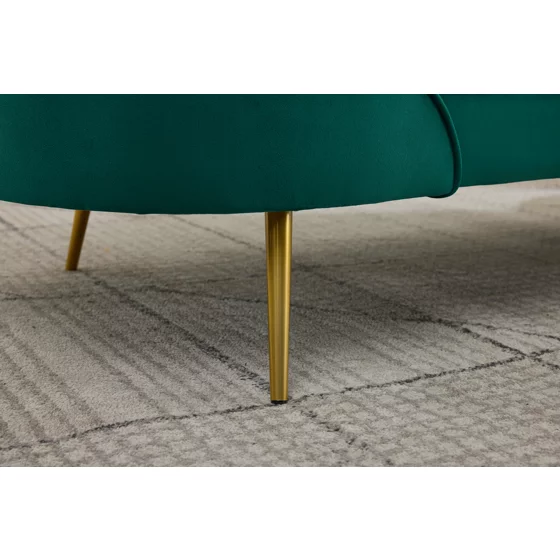 Canapea Estero, 180x81x67 h cm, Catifea Verde picture - 18