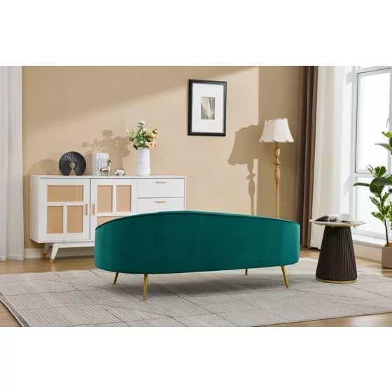 Canapea Estero, 180x81x67 h cm, Catifea Verde picture - 20