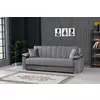 Canapea Extensibila Adrasan, 3 Locuri, 229x83x91 cm, stofa BabyFace 33 Gri picture - 1