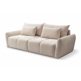 Canapea Extensibila Alia, 254x119x74 cm, Suprafata Pentru Dormit Extra Large 170x206 cm, Stofa, Beige