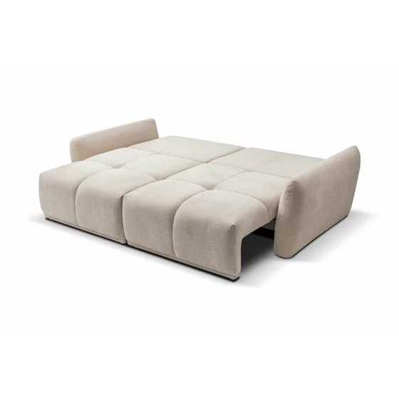 Canapea Extensibila Alia, 254x119x74 cm, Suprafata Pentru Dormit Extra Large 170x206 cm, Stofa, Beige picture - 5