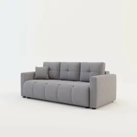 Canapea Extensibila Ardea, 240x110x100 h cm, Stofa, Gri