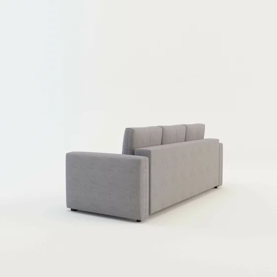 Canapea Extensibila Ardea, 240x110x100 h cm, Stofa, Gri picture - 4