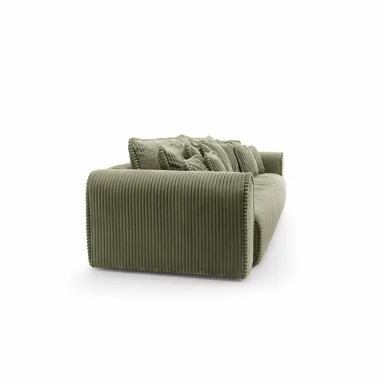 Canapea Extensibila Big Buddy Extra Large, 302x130x92 cm, Suprafata Pentru Dormit - 182x244 cm, Stofa - Verde Olive picture - 6