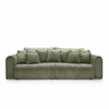 Canapea Extensibila Big Buddy Extra Large, 302x130x92 cm, Suprafata Pentru Dormit - 182x244 cm, Stofa - Verde Olive picture - 8