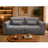 Canapea Extensibila Bodo, 250x115x90 h cm, Stofa Raiata Tillia 90 Gri picture - 1
