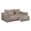 Canapea Extensibila Bodo, 250x115x90 h cm, Stofa Raiata Tillia 17 Maro picture - 2