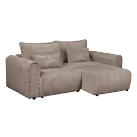 Canapea Extensibila Bodo, 250x115x90 h cm, Stofa Raiata Tillia 17 Maro