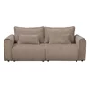 Canapea Extensibila Bodo, 250x115x90 h cm, Stofa Raiata Tillia 17 Maro picture - 1