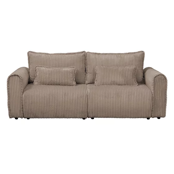 Canapea Extensibila Bodo, 250x115x90 h cm, Stofa Raiata Tillia 17 Maro picture - 1