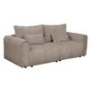 Canapea Extensibila Bodo, 250x115x90 h cm, Stofa Raiata Tillia 17 Maro picture - 3