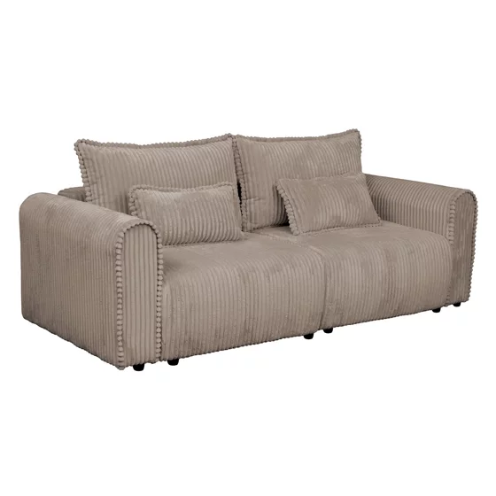 Canapea Extensibila Bodo, 250x115x90 h cm, Stofa Raiata Tillia 17 Maro picture - 3