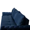 Canapea Extensibila Classic, 243x100x72 h cm, Stofa Tip Catifea Albastra picture - 4