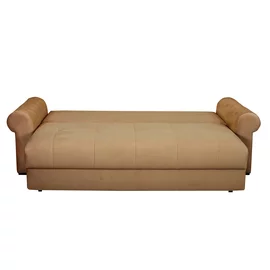 Canapea Extensibila Classic, 243x100x72 h cm, Stofa Tip Catifea, Camel
