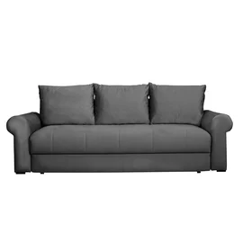 Canapea Extensibila Classic, 243x100x72 h cm, Stofa Tip Catifea Gri Deschis