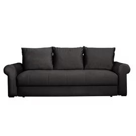 Canapea Extensibila Classic, 243x100x72 h cm, Stofa Tip Catifea Gri Inchis