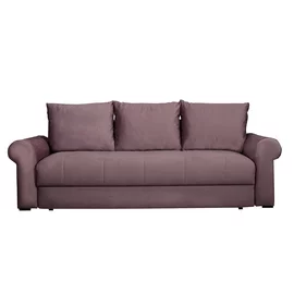 Canapea Extensibila Classic, 243x100x72 h cm, Stofa Tip Catifea Roz Inchis