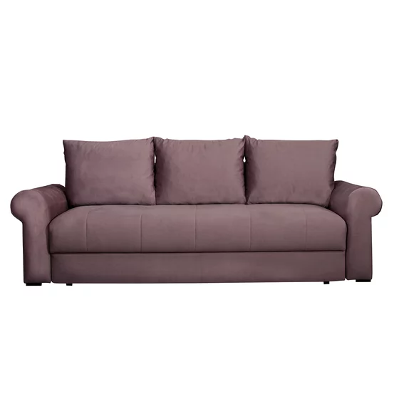 Canapea Extensibila Classic, 243x100x72 h cm, Stofa Tip Catifea Roz Inchis picture - 1