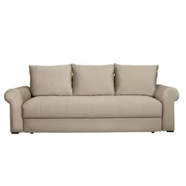 Canapea Extensibila Classic, 243x100x72 h cm, Stofa Tip Catifea, Sand Beige