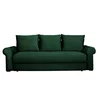 Canapea Extensibila Classic, 243x100x72 h cm, Stofa Tip Catifea Verde picture - 1