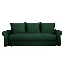 Canapea Extensibila Classic, 243x100x72 h cm, Stofa Tip Catifea Verde