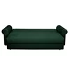 Canapea Extensibila Classic, 243x100x72 h cm, Stofa Tip Catifea Verde picture - 2