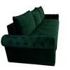 Canapea Extensibila Classic, 243x100x72 h cm, Stofa Tip Catifea Verde picture - 3