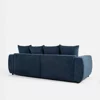 Canapea Extensibila Cortona, 252x105x94 h cm, Stofa, Albastra picture - 4