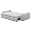 Canapea Extensibila Cube, 274x125x72/90 cm, Suprafata de Dormit Extra Large, Stofa, Gri Deschis picture - 2