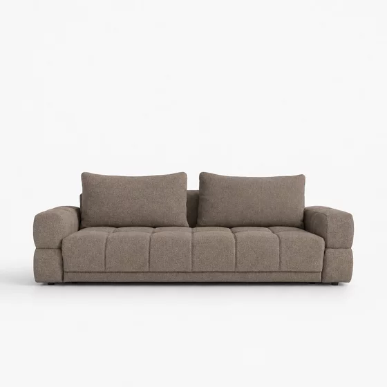 Canapea Extensibila Dante, 241x101x88 cm, Stofa, Maro Vibe 21 picture - 1