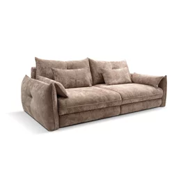 Canapea Extensibila Delphine, 246x119x87 H cm, Stofa Maro