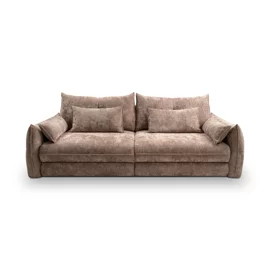 Canapea Extensibila Delphine, 246x119x87 H cm, Stofa Maro
