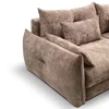 Canapea Extensibila Delphine, 246x119x87 H cm, Stofa Maro picture - 8