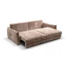 Canapea Extensibila Delphine, 246x119x87 H cm, Stofa Maro picture - 3