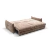 Canapea Extensibila Delphine, 246x119x87 H cm, Stofa Maro picture - 4