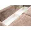 Canapea Extensibila Delphine, 246x119x87 H cm, Stofa Maro picture - 5