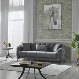 Canapea Extensibila Doha Gri Anka 152