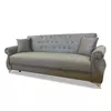 Canapea Extensibila Duru, 226x83x91 cm, Stofa Beige Inchis picture - 2
