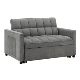 Canapea Extensibila Fabillo, 2 Locuri, 137x94x85 h cm, Stofa Gri