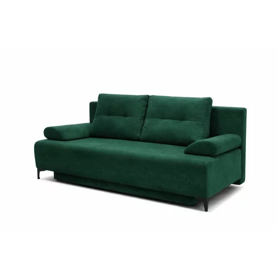 Canapea Extensibila Forra, 201x100x95 h cm, Stofa Verde picture - 2