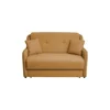 Canapea Extensibila Galicia, 2 Locuri,  143x98x98  h cm, Stofa Galbena picture - 1