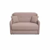 Canapea Extensibila Galicia, 2 Locuri,  143x98x98  h cm, Stofa Roz picture - 1