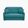 Canapea Extensibila Galicia, 2 Locuri,  143x98x98  h cm, Stofa Turcoaz picture - 1