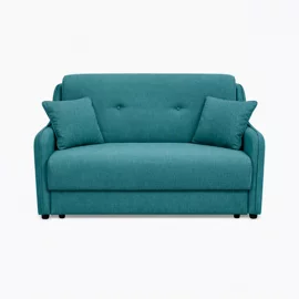 Canapea Extensibila Galicia, 2 Locuri,  143x98x98  h cm, Stofa Turcoaz