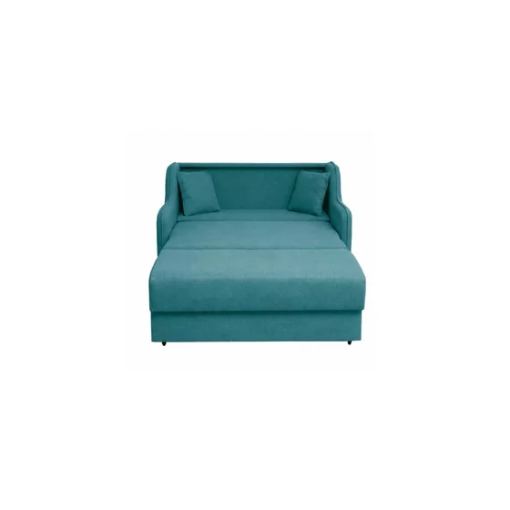 Canapea Extensibila Galicia, 2 Locuri,  143x98x98  h cm, Stofa Turcoaz picture - 2